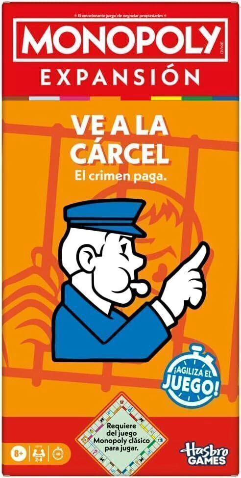 Hasbro Gaming Juego de Mesa Monopoly EXPANSIÓN Ve a la cárcel
