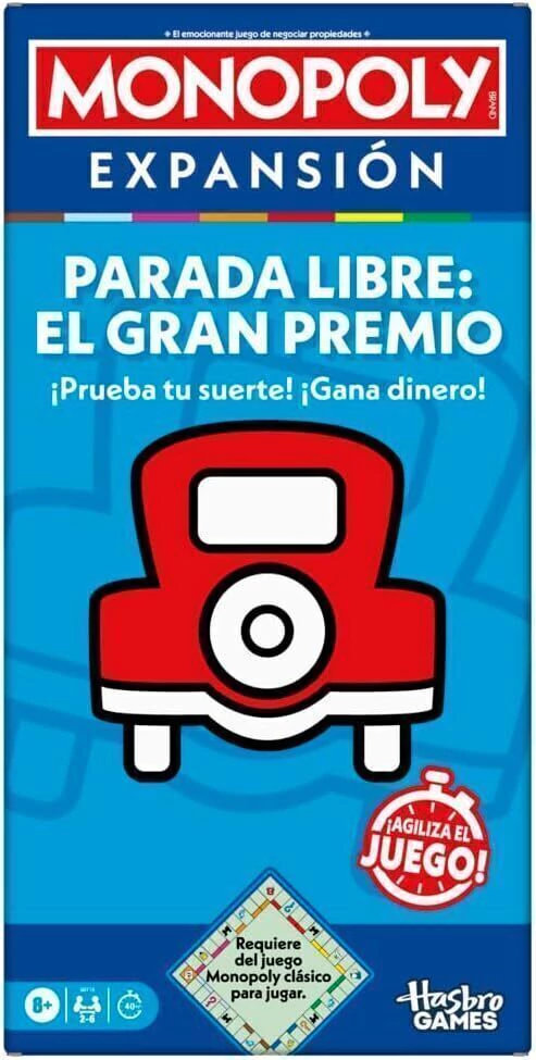 Hasbro Gaming Juego de Mesa Monopoly EXPANSIÓN Parada Libre