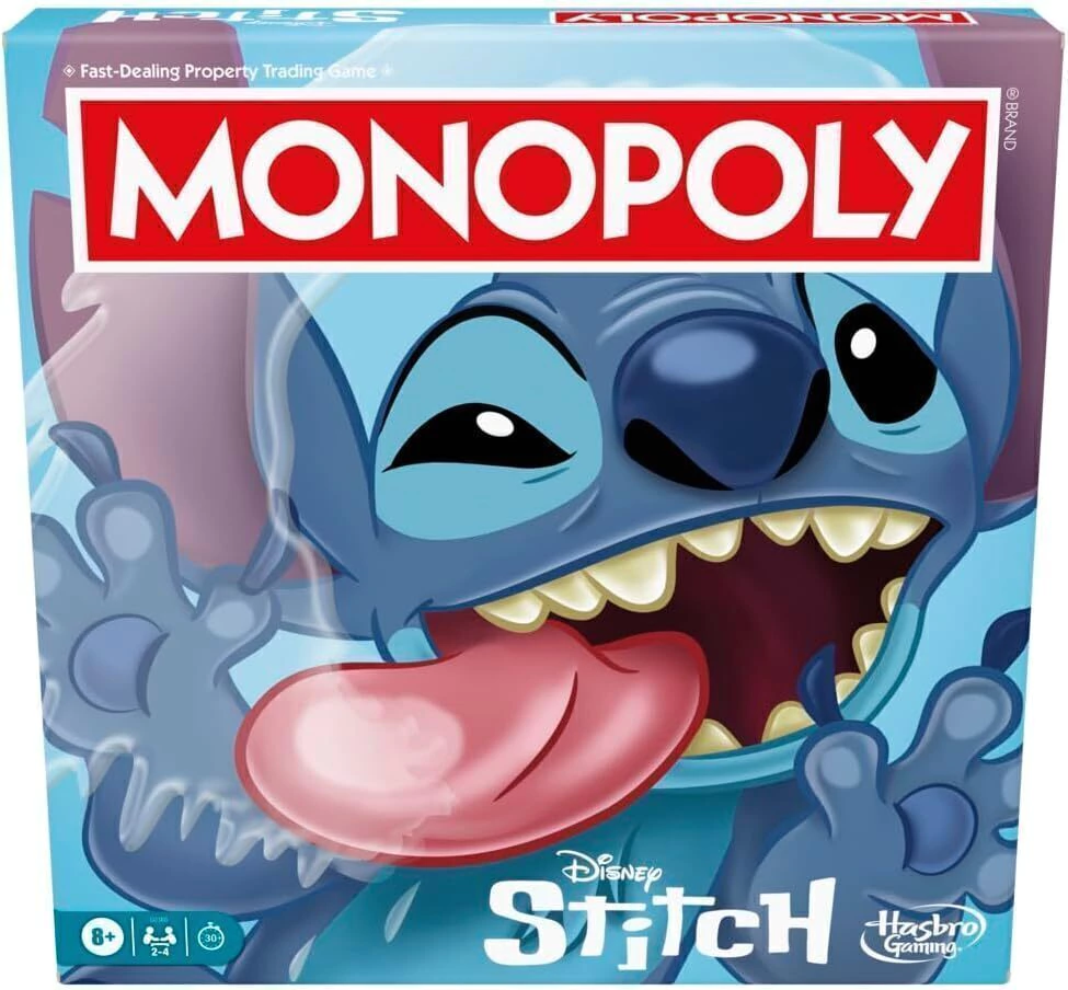 Hasbro Gaming Juego de Mesa Monopoly Edición Disney Stitch