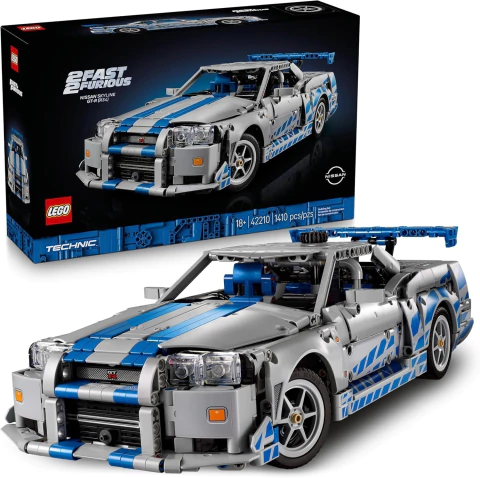 LEGO Technic Auto Nissan Skyline GT-R (R34) de Más Rápido, Más Furioso Kit de Modelo de Auto