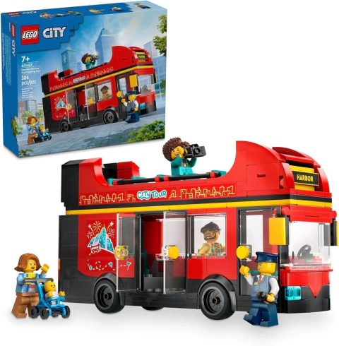 LEGO® City Autobús Turístico Rojo de Dos Pisos
