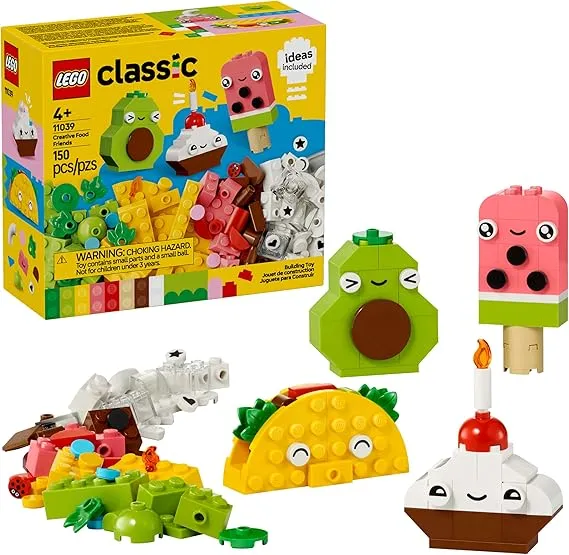LEGO® Classic Amigos Nutritivos Creativos Juguete para niños y niñas