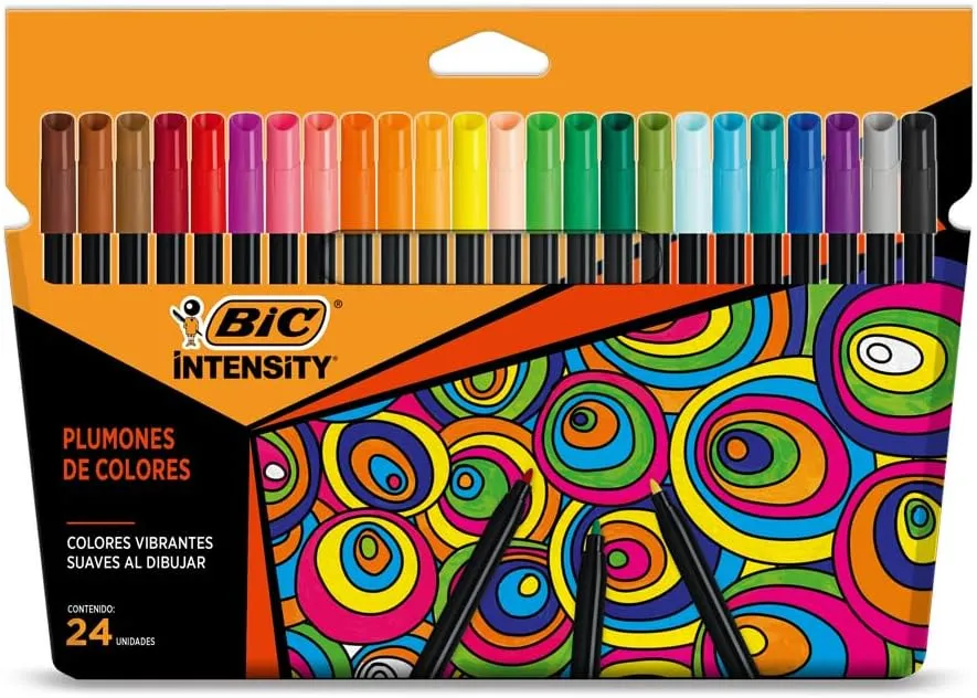 BIC, Plumones de Colores, Intensity, Punta Fina
