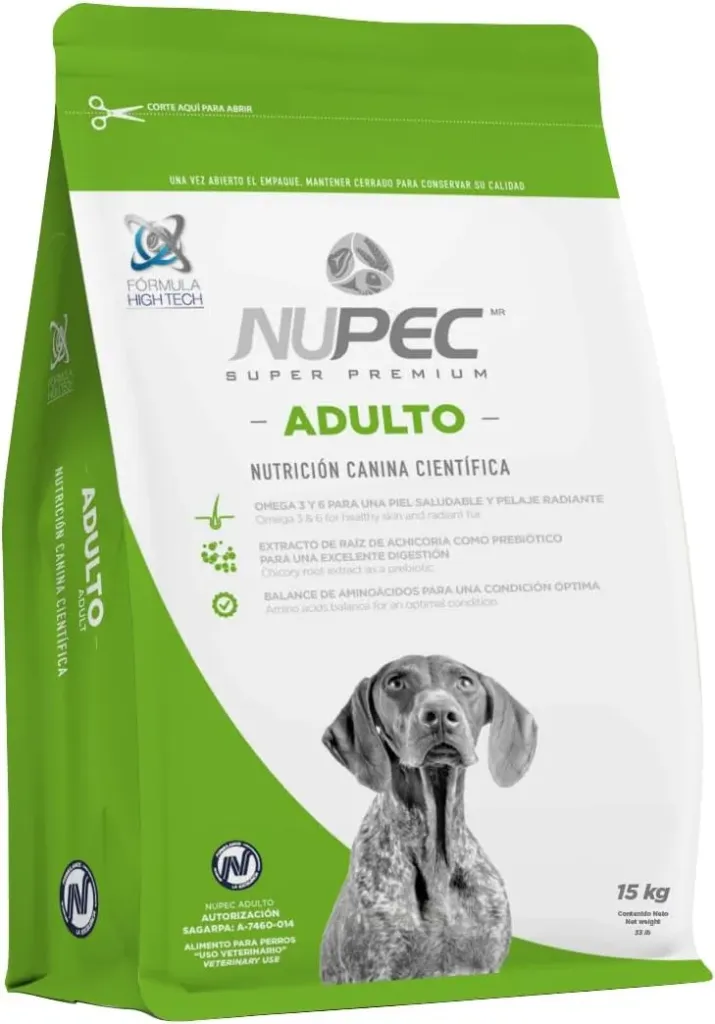 Nupec Croquetas para Perro Adulto con Omega 3 y 6 - 1 pack x 15 kg