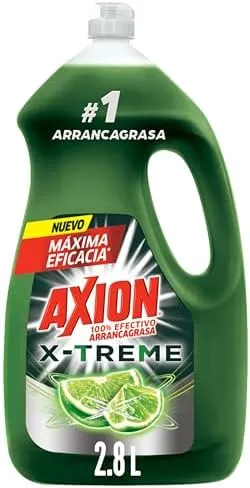 Axion Lavatrastes Líquido Xtreme 2.8 L. 100% Efectivo Arrancagrasa.
