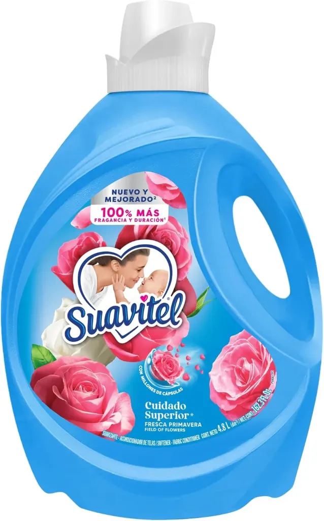 Suavitel Suavizante de Ropa Cuidado Superior Fresca Primavera 4.8 L
