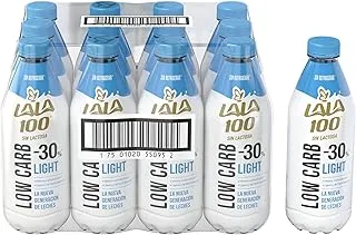 Lala 100 Low Carb Light Leche Sin Lactosa - 1 Paquete x 12 Piezas 1 Litro c/u