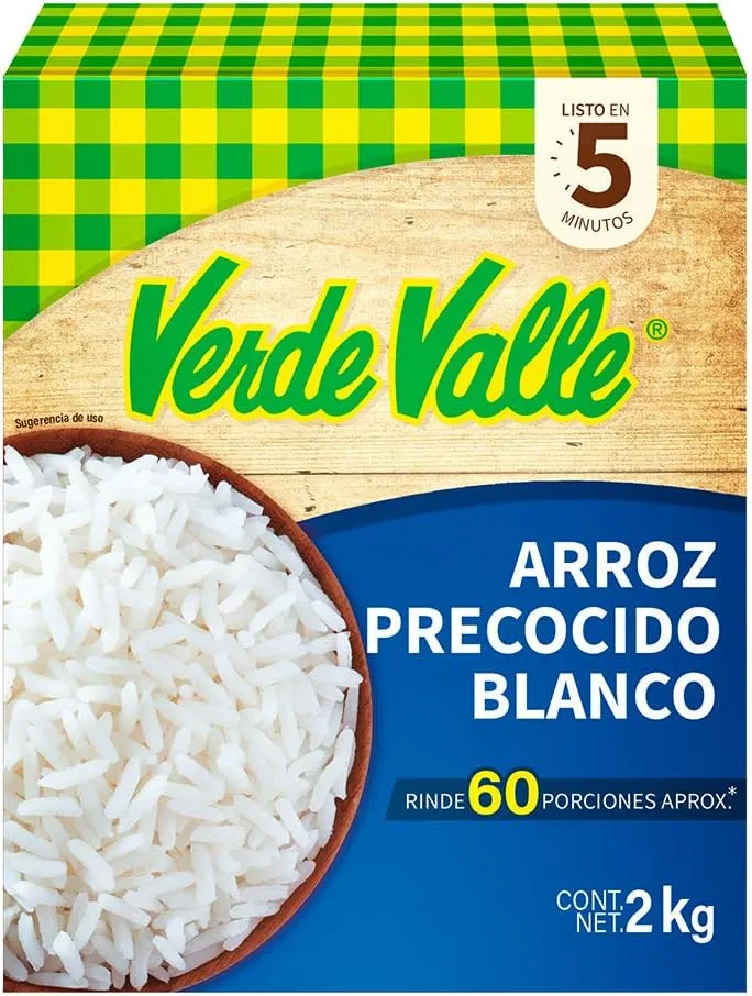 Verde Valle, Arroz Precocido 2kg