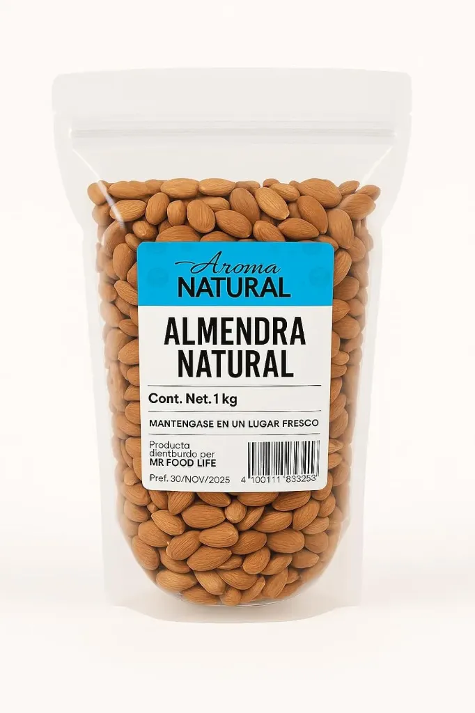 Almendra Natural 1KG Aroma Natural Premium