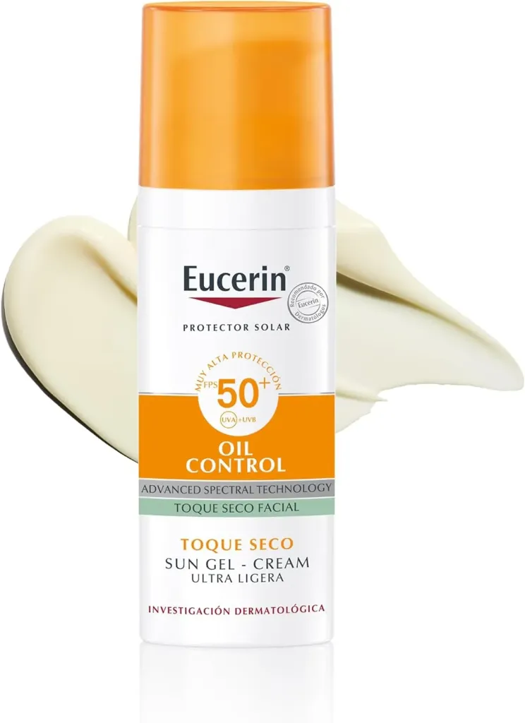 EUCERIN Protector solar facial efecto mate toque seco Oil Control 50 ml