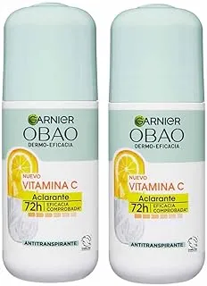 Garnier, Kit Obao Dermoeficacia Desodorantes En Roll On Vitamina C 2Pack 65G Cada Uno