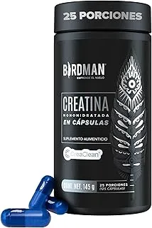 BIRDMAN Creatina Monohidratada de Alta Pureza en Cápsulas