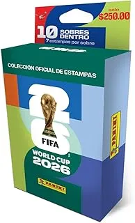Paquete con 10 sobres FIFA 2026