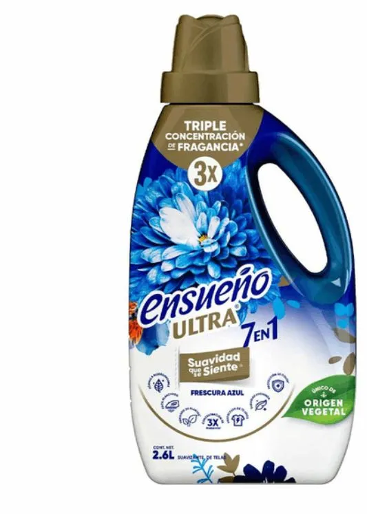Ensueño Suavizante Ultra 7 en 1 frescura azul 2.6 L